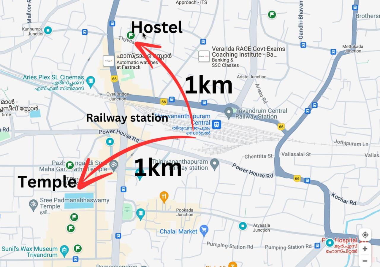 Hostel Gandhi 特里凡得琅 外观 照片